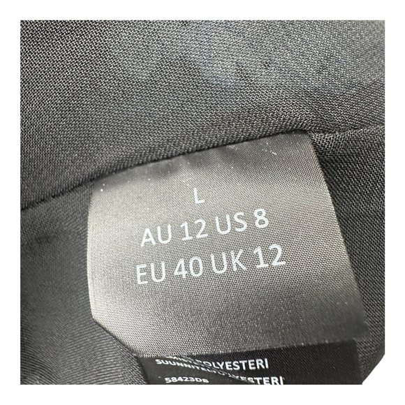 Bardot Women's Hallie Braid-Trimmed Floral Mini Dress. Sz: L - Picture 9 of 14